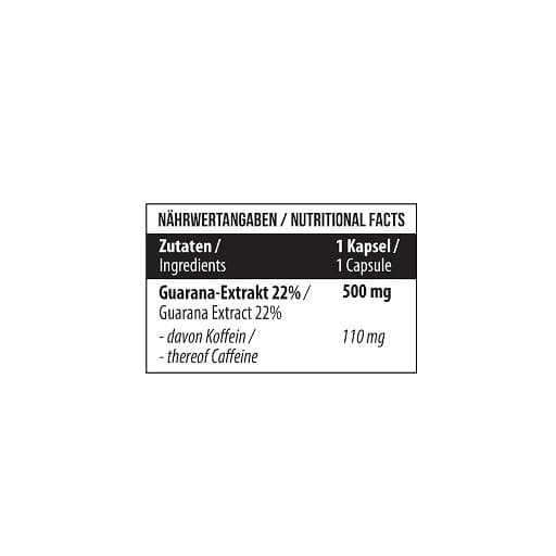 MST - Guarana - 22 %, 120 kapslar