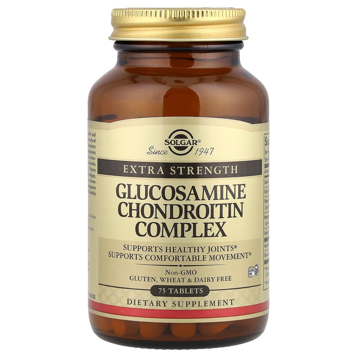Solgar Extra Strength Glucosamine Chondroitin Complex – Solgar förpackning