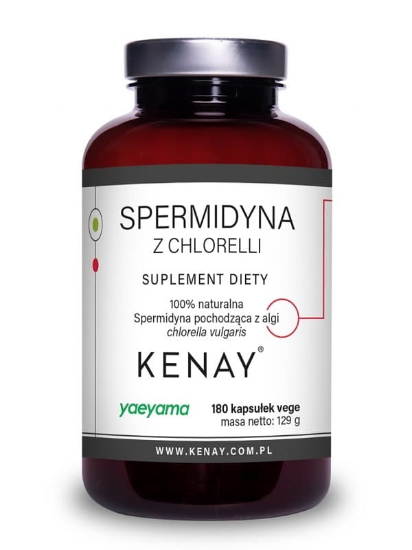 Kenay - Spermidine Chlorella - 180 Caps – Kenay förpackning