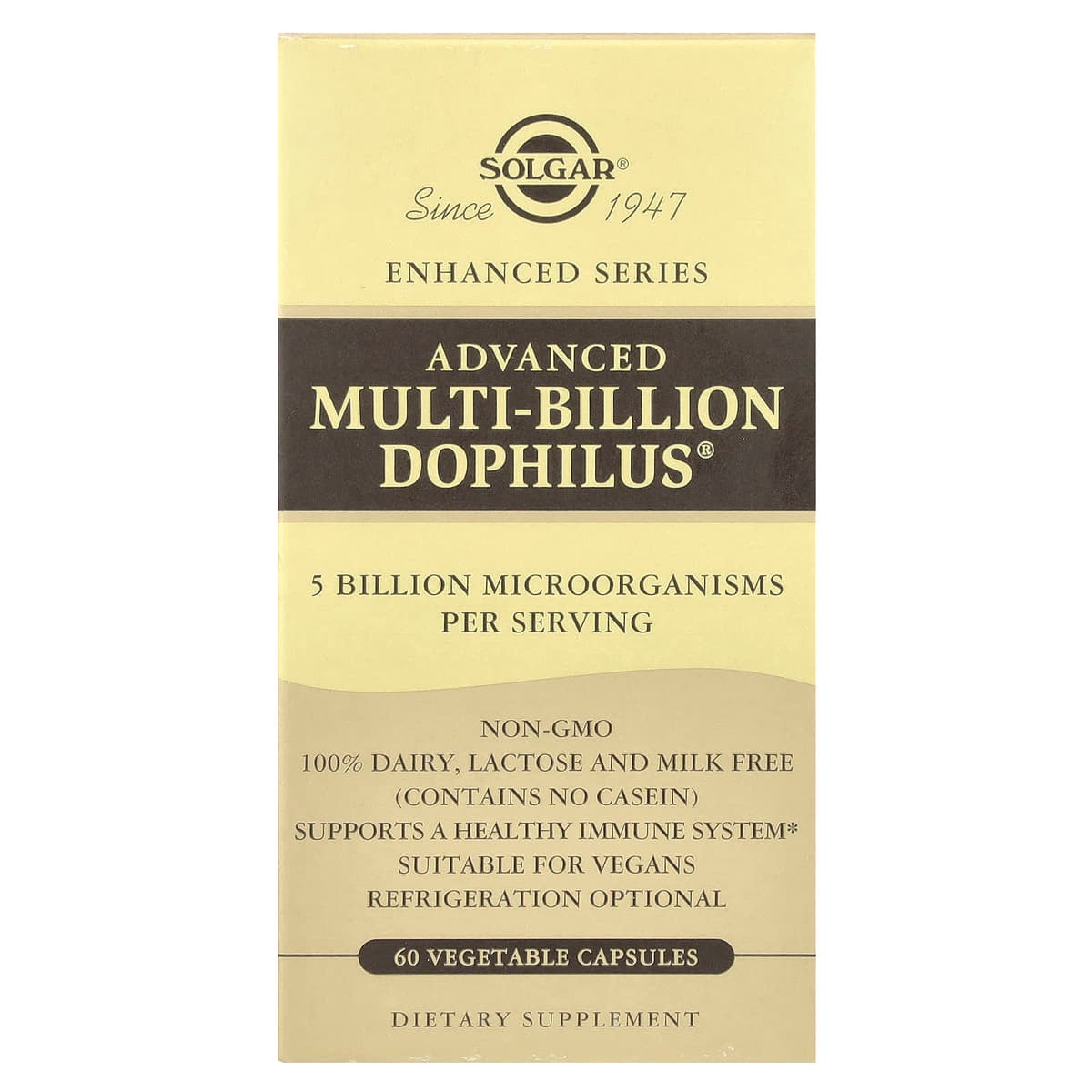 Solgar - Advanced Multi-Billion Dophilus - 60 Caps