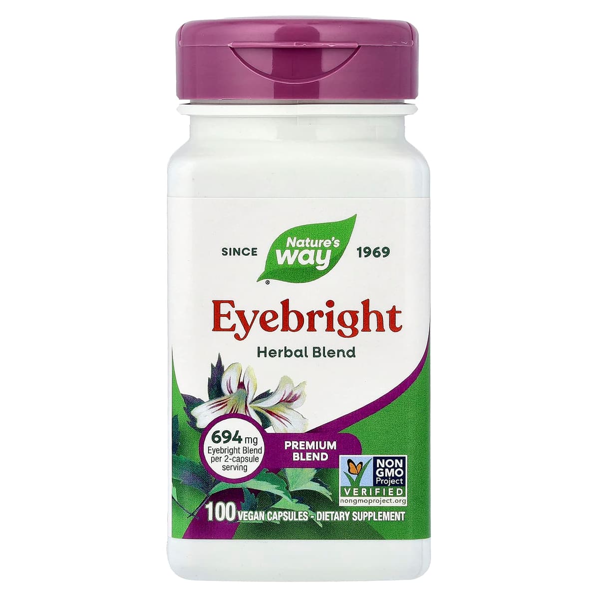 Nature's Way - Eyebright Premium Blend - 100 Caps