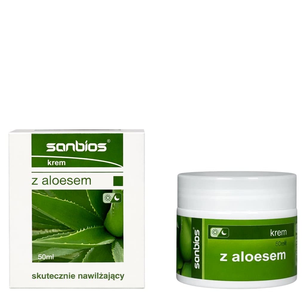 Sanbios - Aloe Cream 50ml – Sanbios förpackning