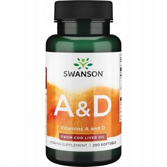 Swanson - Vitamins A & D - 250 Sgels