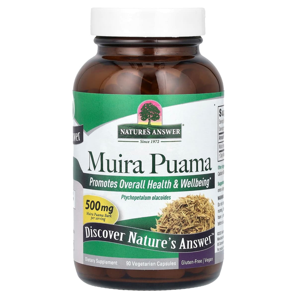 Nature's Answer - Muira Puama - 90 Vcaps