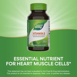 Nature's Way - Vitamin E D-Alpha Tocopherol - 100 Sgels