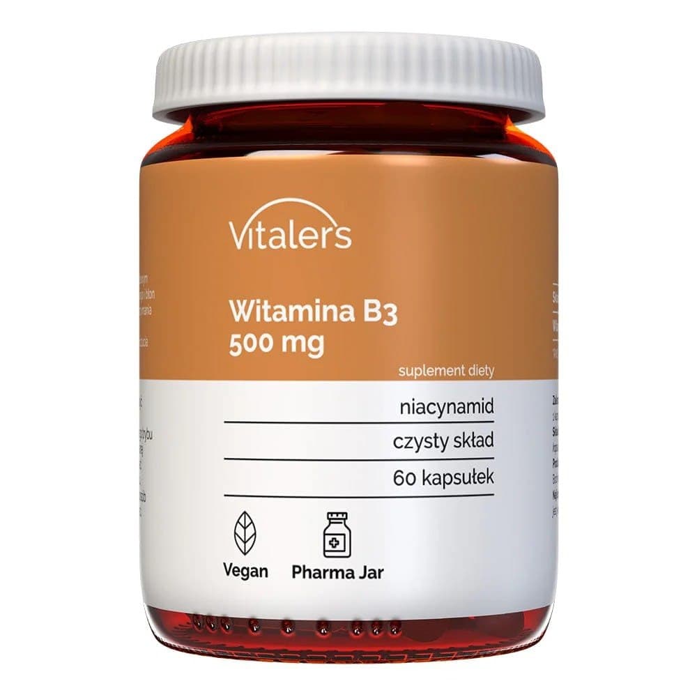 Vitalers - Vitamin B3 - 60 Caps – Vitalers förpackning