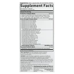 Garden Of Life - Probiotics 100 Billion - 30 Vcaps
