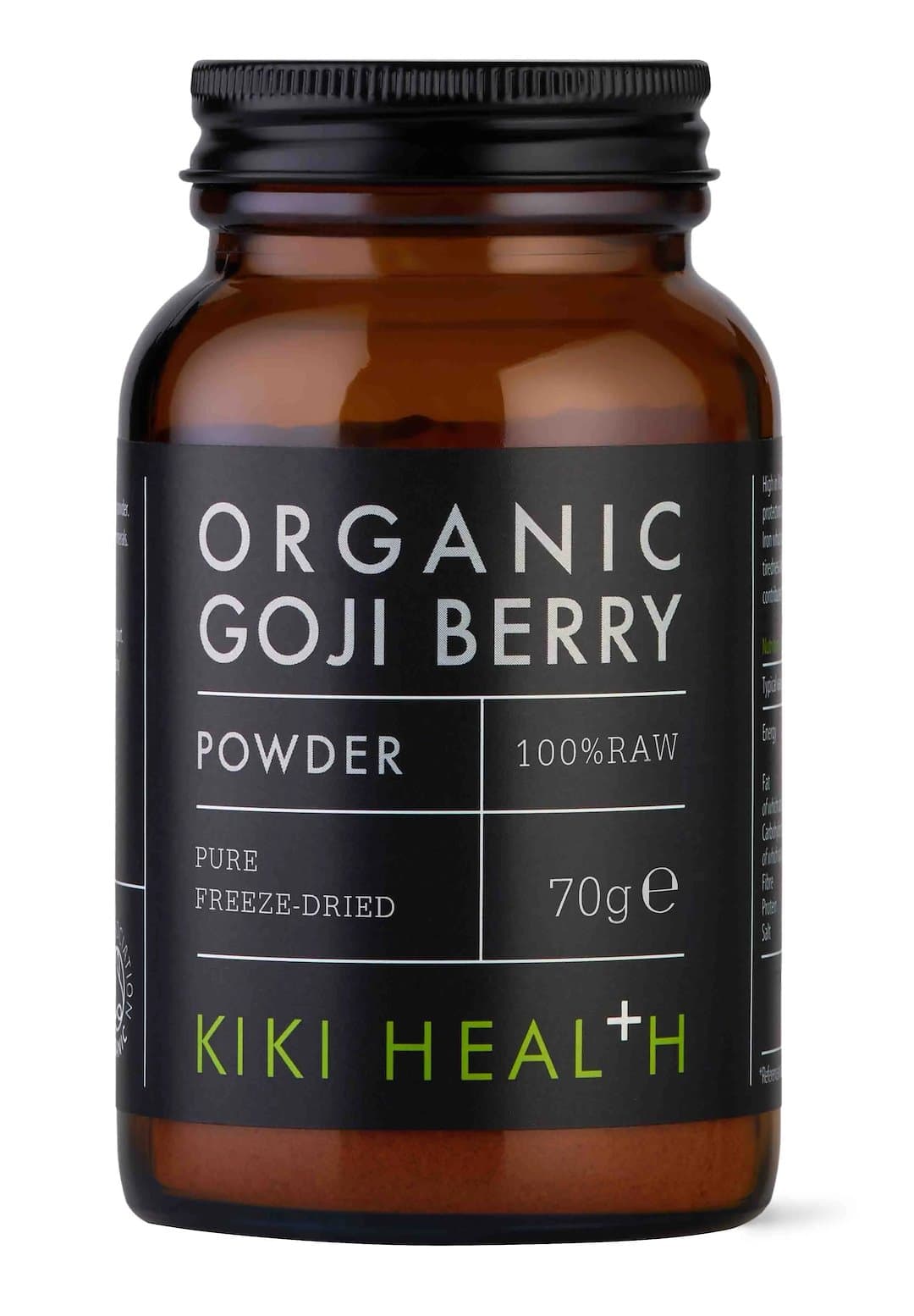 KIKI Health - Goji Berry Organic - Jagody Goji (70 g) – Kiki Health förpackning