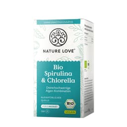Nature Love - Organic Spirulina & Chlorella - 360 Tabs