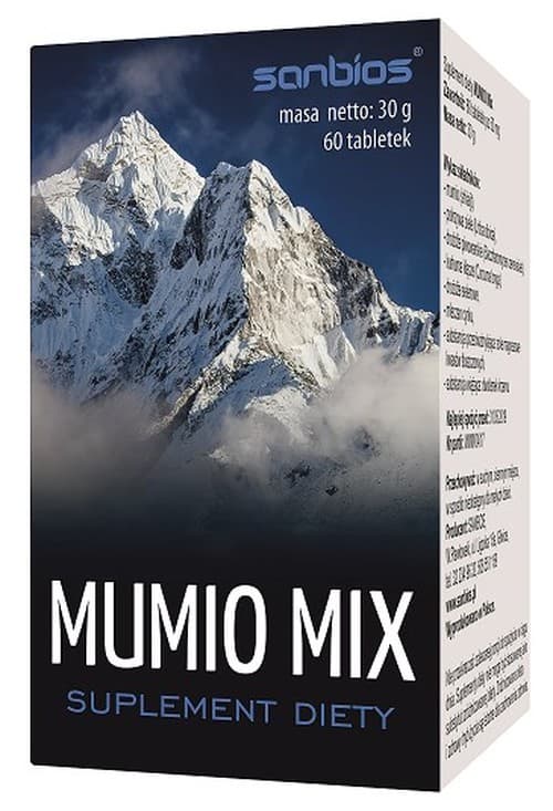 Sanbios Mumio Mix 60 Tabs – Sanbios förpackning