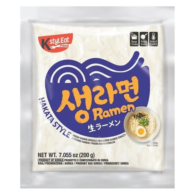 Kstyl Eat Food Makaron Ramen Fresh Hakata Style 200 g – Kstyl Eat Food