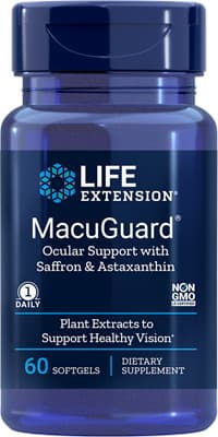 Life Extension - Ocular Support With Saffron & Astaxanthin - 60 Sgels