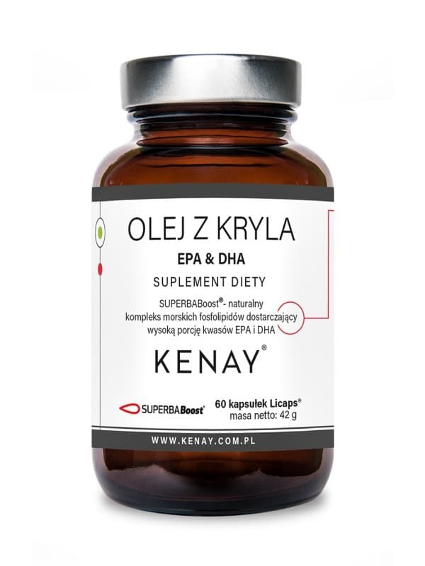 Kenay - Superba Boost Krill Oil (EPA & DHA - 60 Caps) – Kenay förpackning