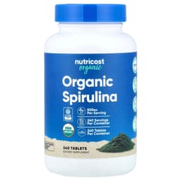 Nutricost - Organic Spirulina - 240 Tabs