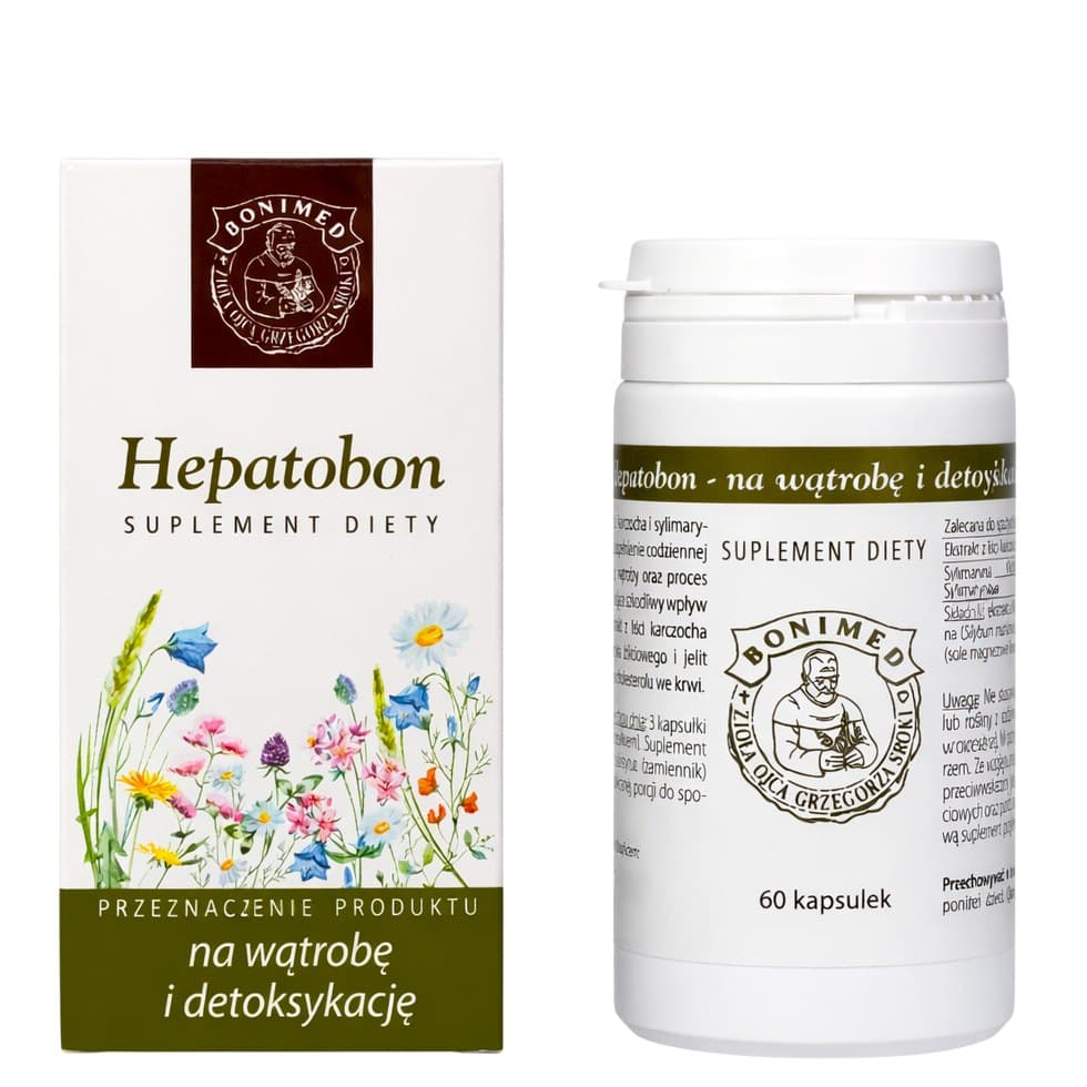 Bonimed - Hepatobon - 60 Caps – Bonimed förpackning