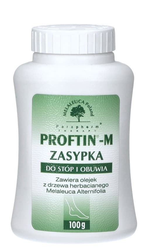 Melaleuca - Proftin-M Foot And Shoe Powder - 100g – Melaleuca förpackning