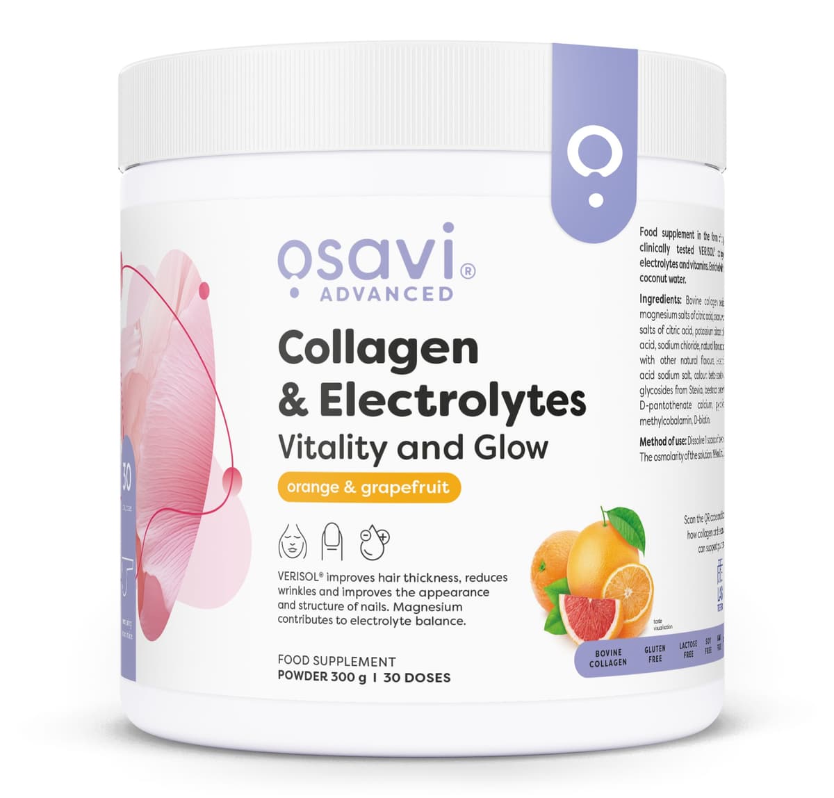 Osavi - Collagen & Electrolytes - Vitality & Glow – Osavi förpackning