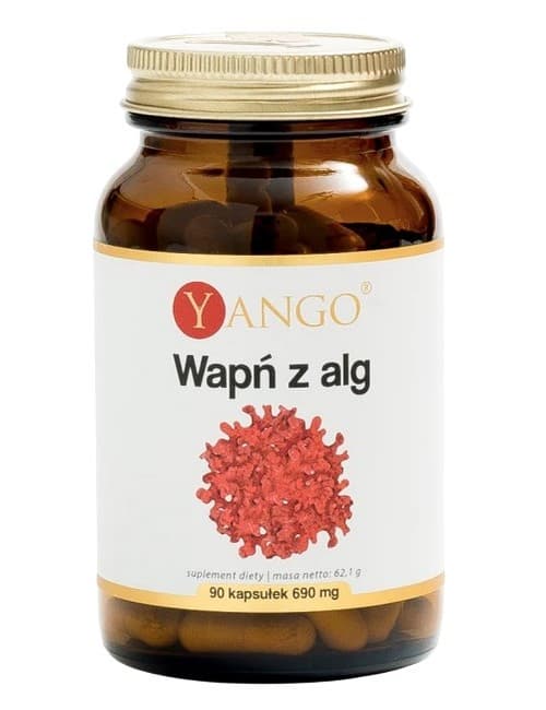 Yango - Calcium From Red Algae - 90 capsules – Yango förpackning