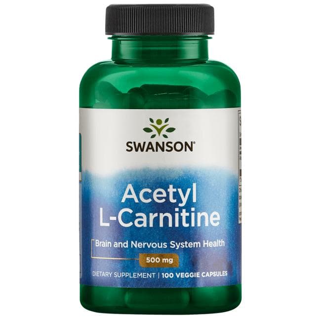 Swanson - Acetyl L-Carnitine - 100 Vcaps – Swanson förpackning