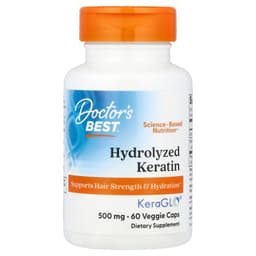 Doctor's Best - Hydrolyzed Keratin, 500mg - 60 Vcaps