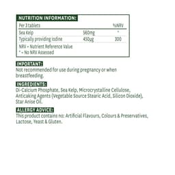 Natures Aid - Sea Kelp - 180 Tabs