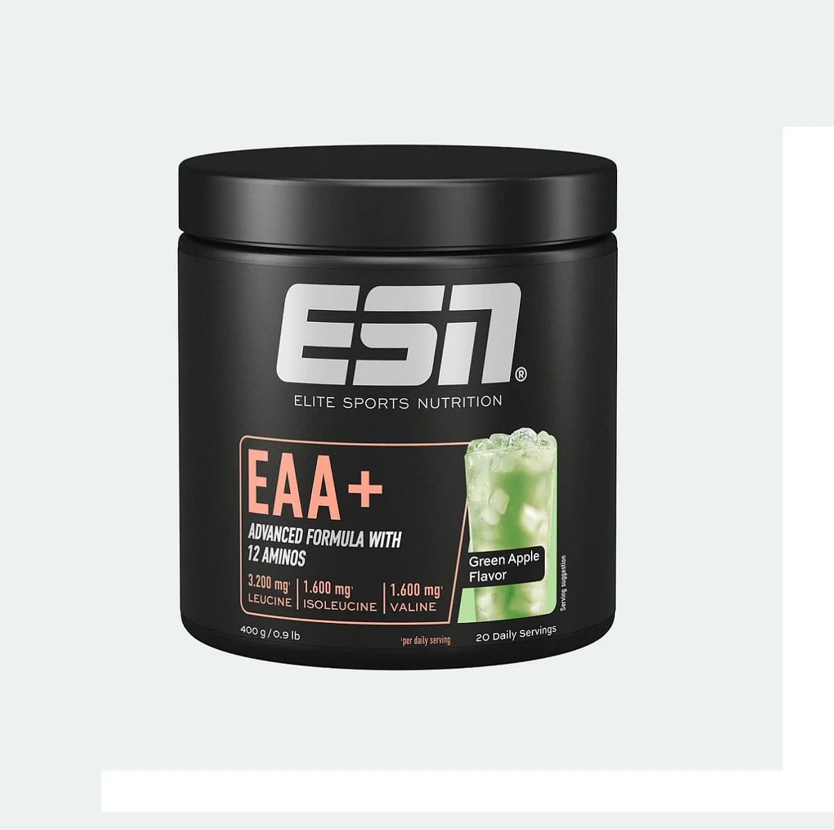 ESN (Elite Sports Nutrition) - EAA+ Grønt æble, 400 g