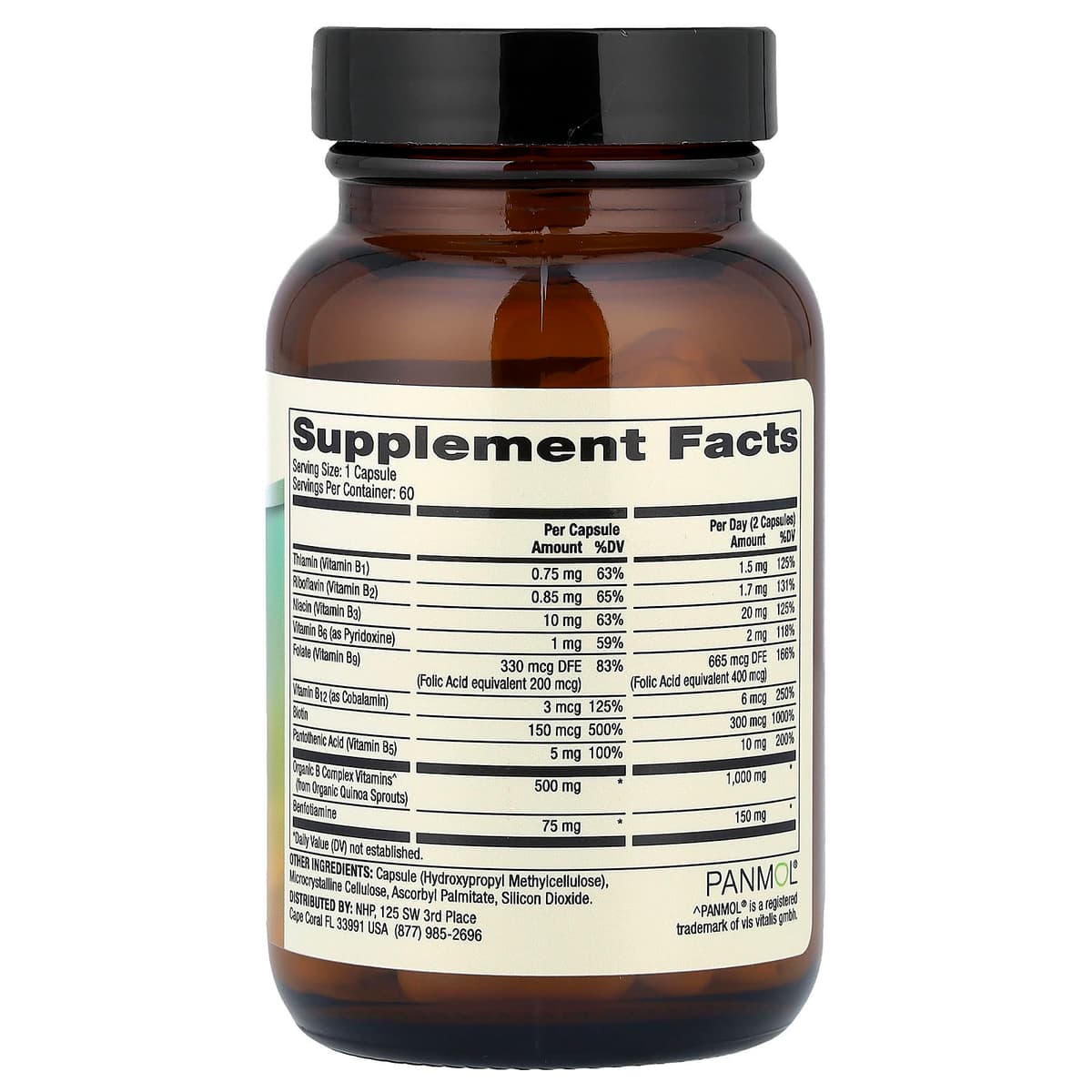 Dr. Mercola - Vitamin B Complex With Benfotiamine - 60 Caps