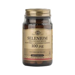 Solgar Selenium Gærfri 100mcg 100 Tabletter