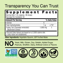 Nature'S Answer - Turkey Tail Svamp-Extrakt - 1 Fl oz