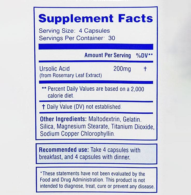Labrada - Ursolic Acid - 120 Caps
