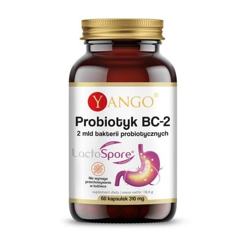 Yango - Probiotic BC-2 - 60 Capsules – Yango förpackning