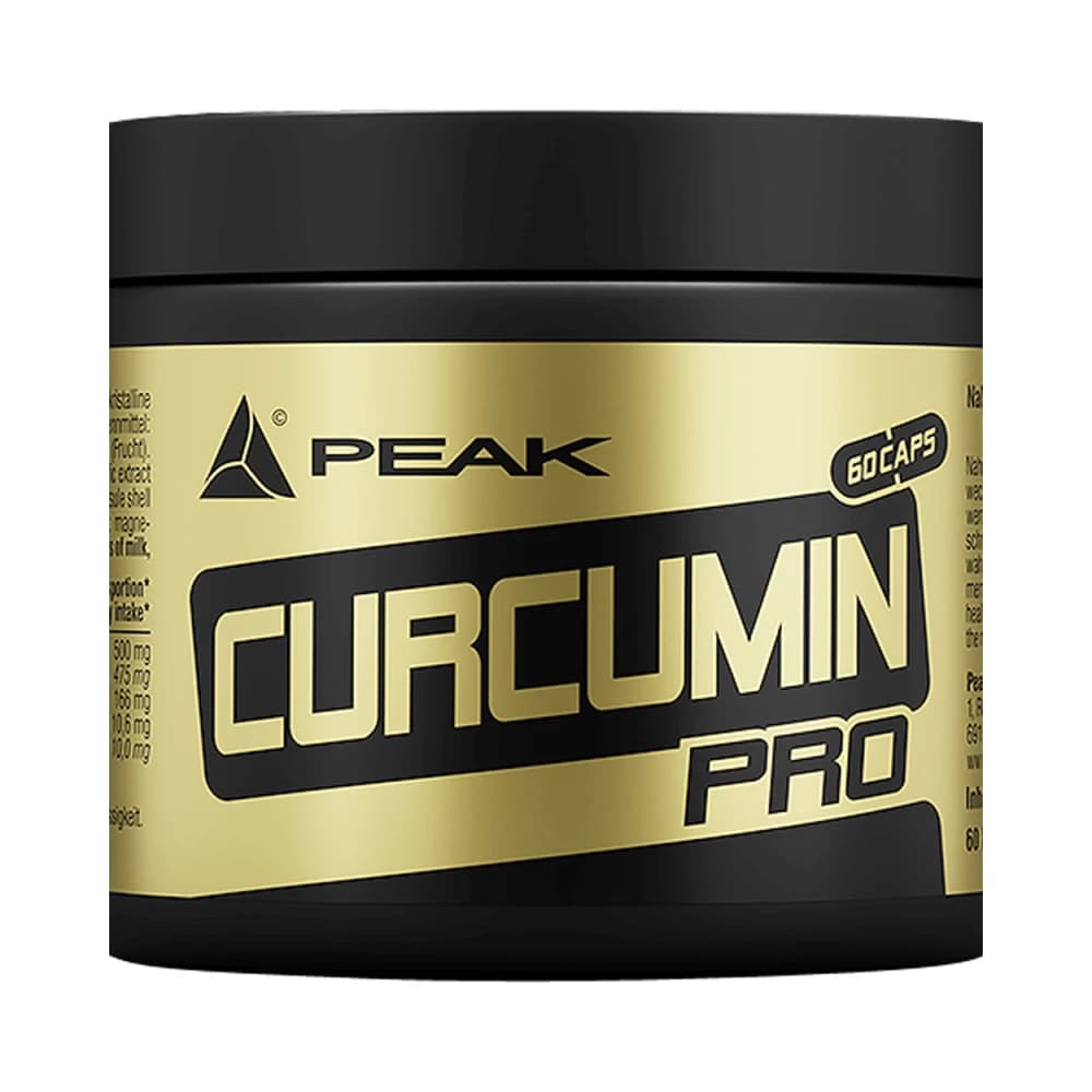 Peak - Curcumin Pro - Standard - 60 capsules – Peak förpackning