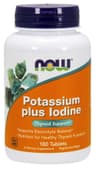 NOW Foods - Potassium Plus Iodine - 180 Tabs