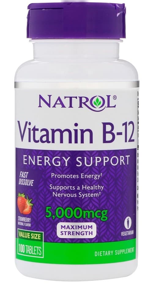 Natrol - Vitamin B-12 - 100 Tabs – Natrol förpackning