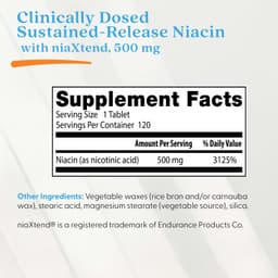 Doctor's Best - Sustained-Release Niacin with Niaxtend
