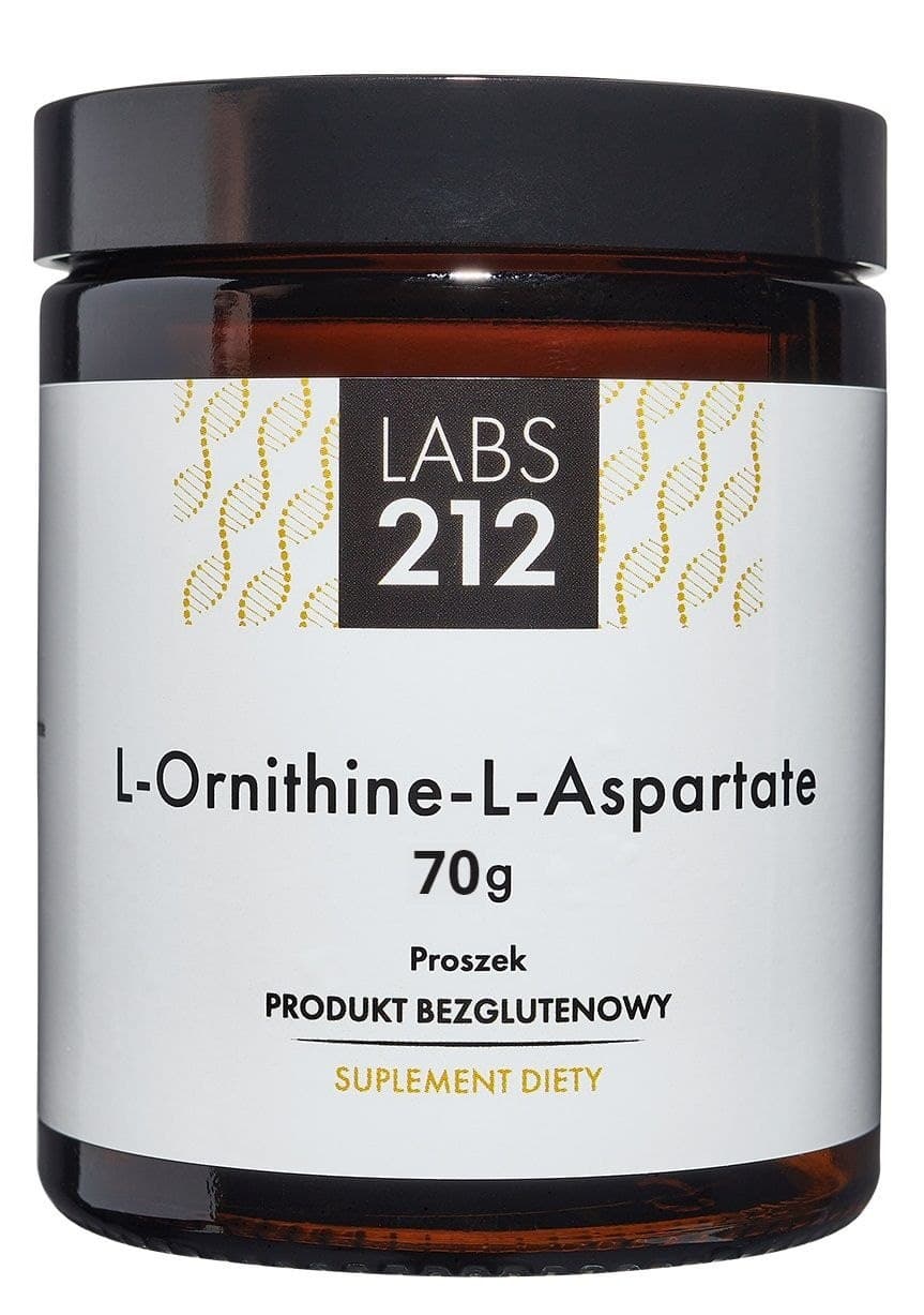LABS 212 - L-Ornithine-L-Aspartate - 70g – LABS 212 förpackning