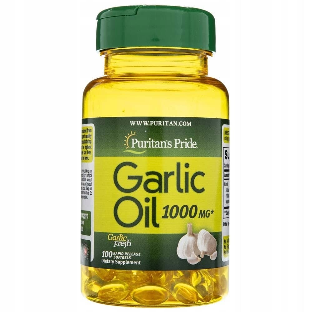 Puritan's Pride - Garlic Oil - 100 Rapid Release Sgels