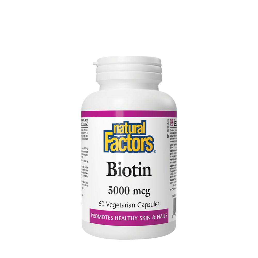Natural Factors - Biotin - 5000mcg - 60 Caps