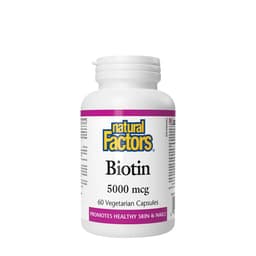 Natural Factors - Biotin - 5000mcg - 60 Caps