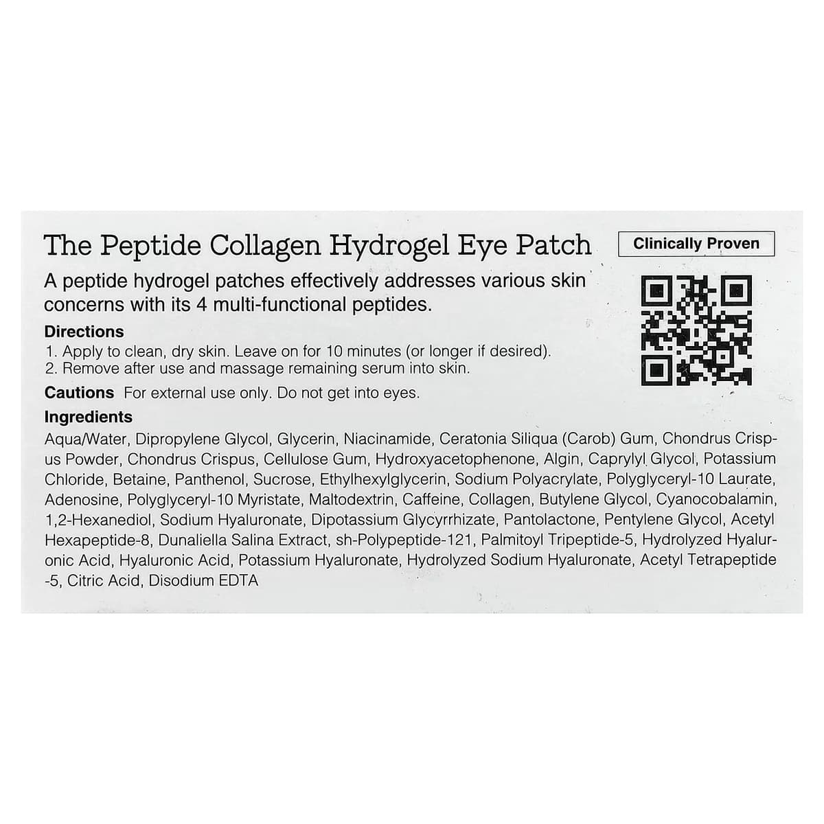 COSRX - Peptide Collagen Hydrogel - 60 stycken