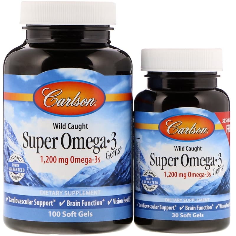 Carlson Labs Norwegian Super Omega-3 Gems