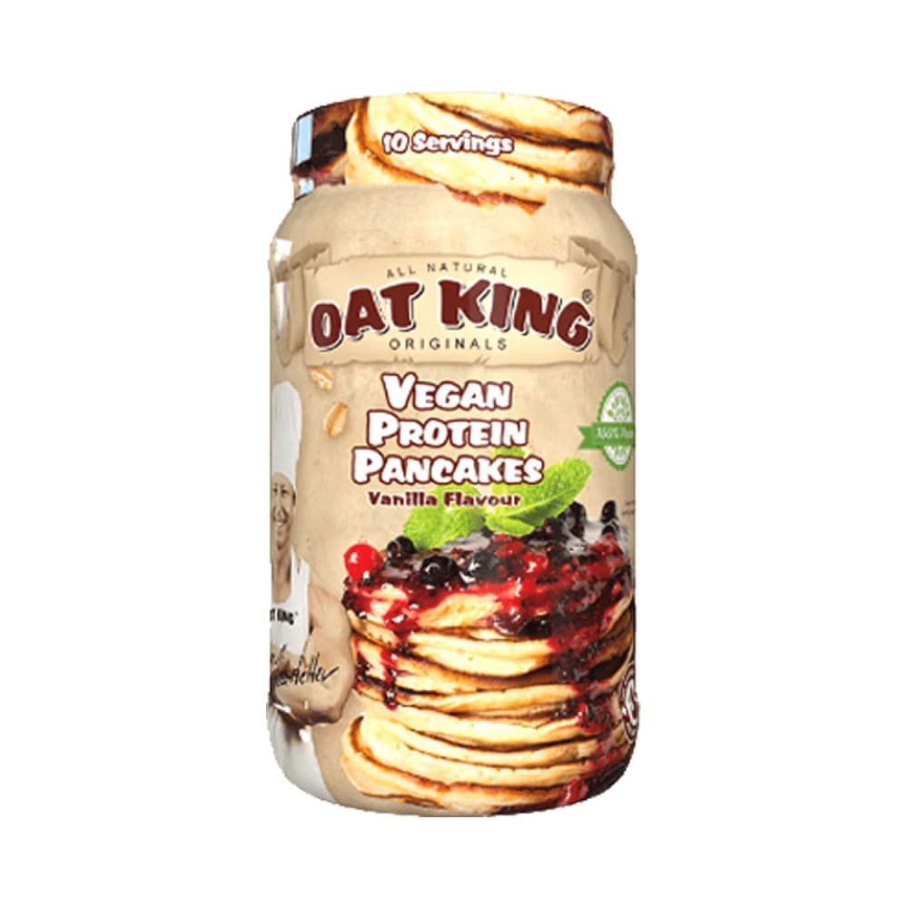 Oat King - Veganska proteinpannkakor - Vanilj, 500 g – förpackning