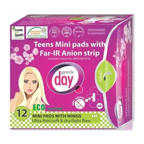 Gentle Day - Teen Mini Puder med Far-IR Anion-Strip – Gentle day emballage