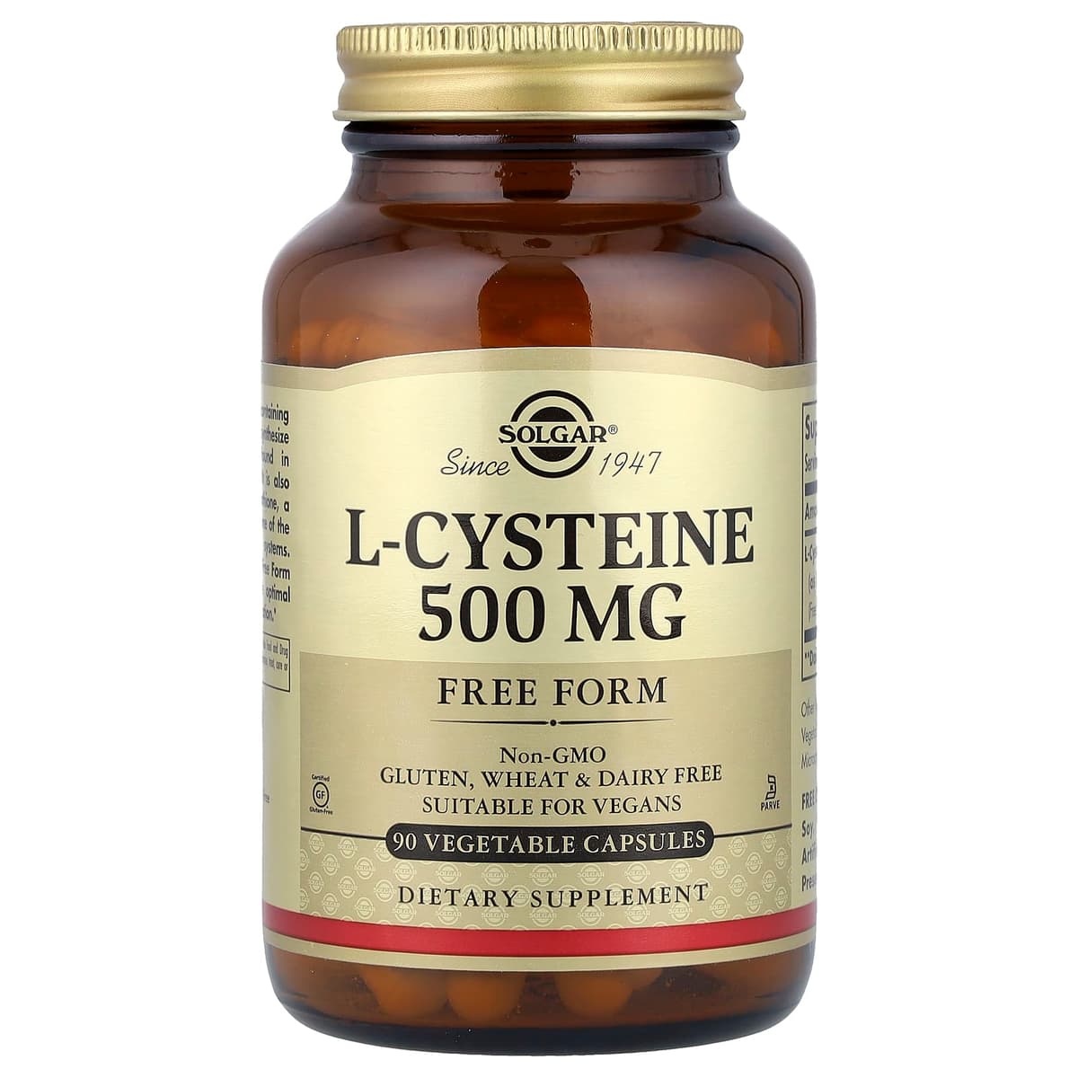 Solgar - L-Cysteine 500mg - 90 Caps