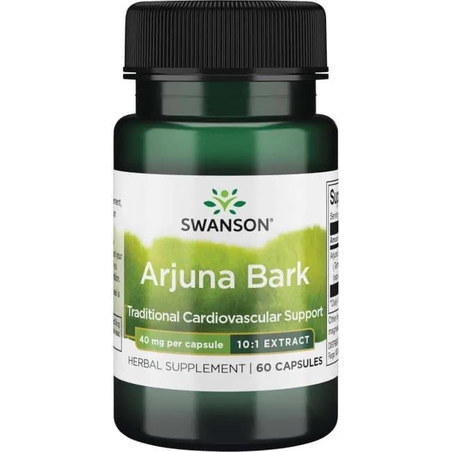 Swanson - Arjuna Bark (10:1) Extract - 60 Caps