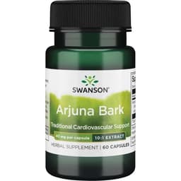 Swanson - Arjuna Bark (10:1) Extract - 60 Caps