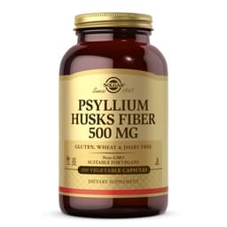 Solgar - Psyllium Husks Fiber - 200 Vegetable Capsules
