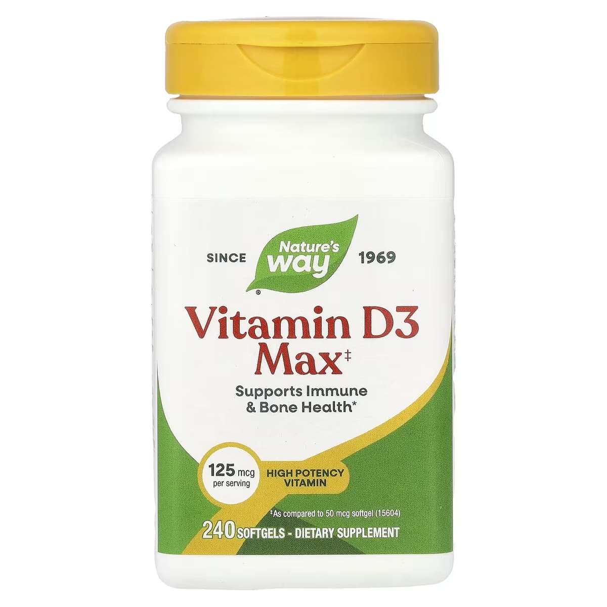 Nature'S Way - Vitamin D3 Max - 240 Sgels