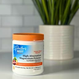 Doctor's Best - High Absorption Magnesium Powder - Fruit Punch, 340g