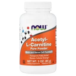 NOW Foods - Acetyl-L-Carnitine, Pure Powder - 85g